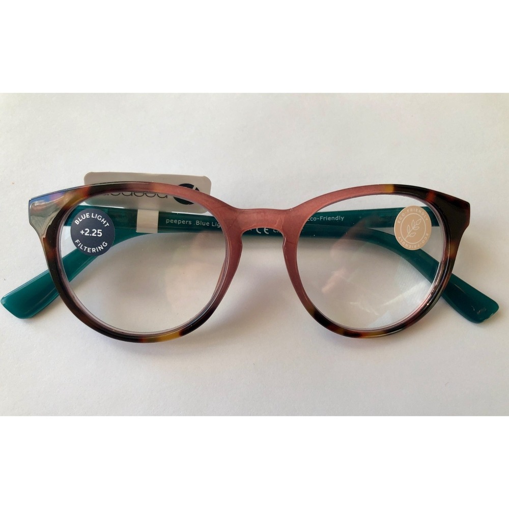 New‎ Ember Multicolor Peepers Blue Light Filter Reading Glasses +2.25